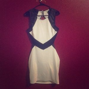 Black and white dress